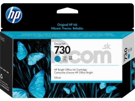 HP 730 130 ml Cyan Ink Cartridge  