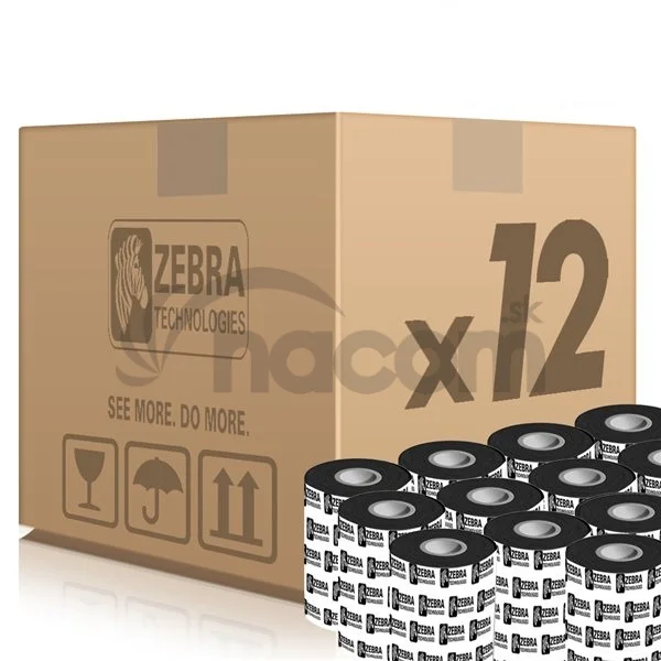 Zebra páska 2300 Wax. šírka 64mm. dĺžka 74m