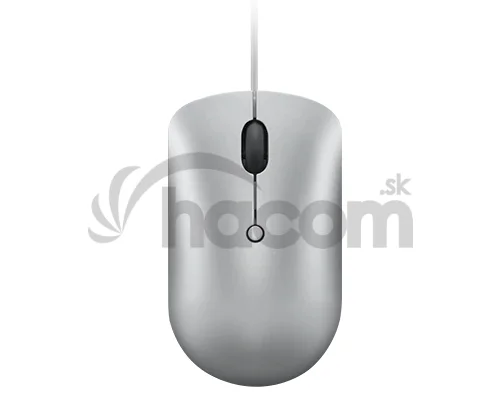 Lenovo 540/Kancelárska/Optická/2 400 DPI/Drôtová USB-C/Sivá