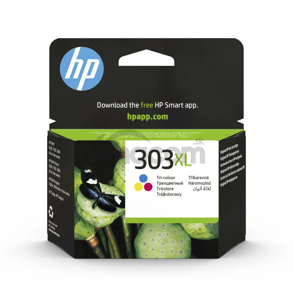 HP 303 trojfarebná atramentová náplň, T6N03AE