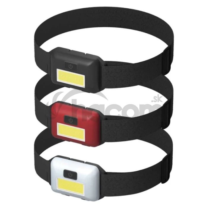 COB LED čelovka P3538, 110 lm, 3× AAA, 12 ks, display box
