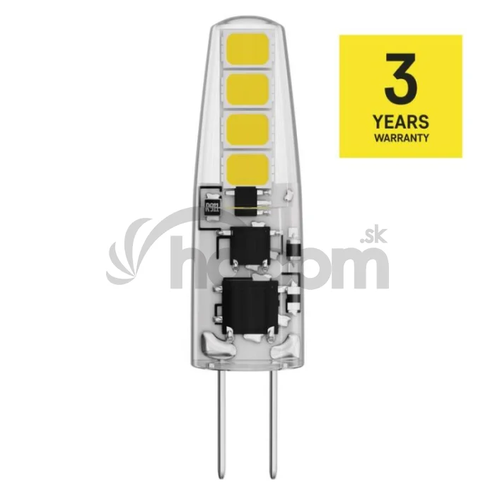 LED žiarovka Classic JC / G4 / 1,9 W (21 W) / 200 lm / teplá biela