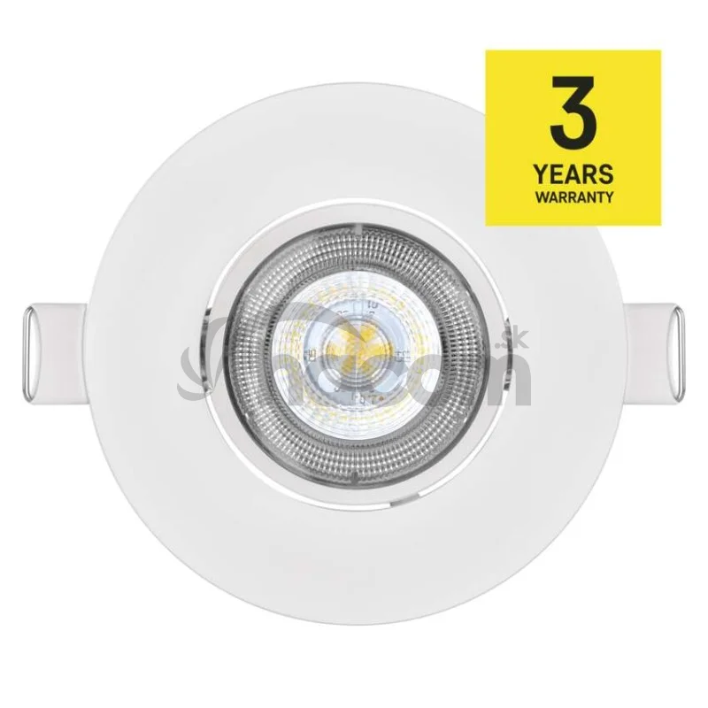 LED bodové svietidlo SIMMI biele, kruh 5W neutrálna b.