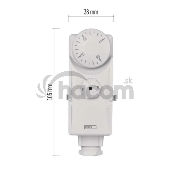 Príložný manuálny termostat P5681