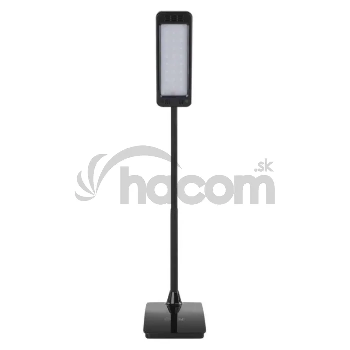 LED stolná lampa Eddy, čierna