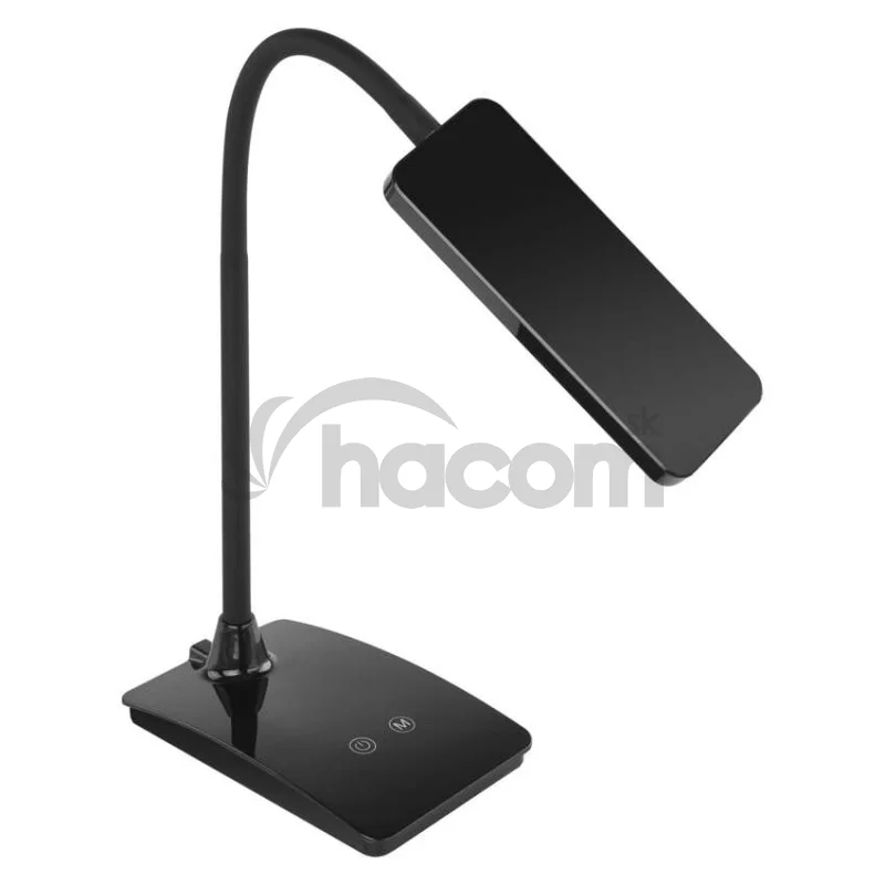 LED stolná lampa Eddy, čierna