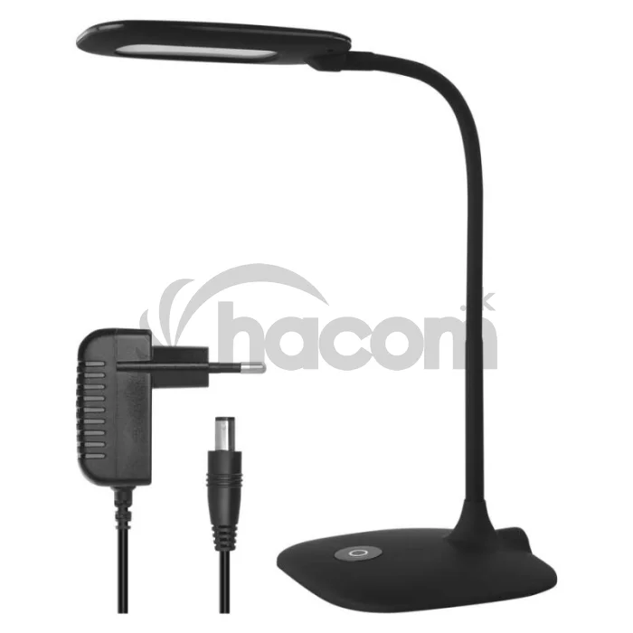 LED stolná lampa STELLA, čierna