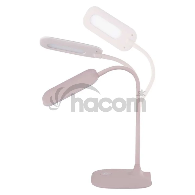 LED stolná lampa STELLA, ružová