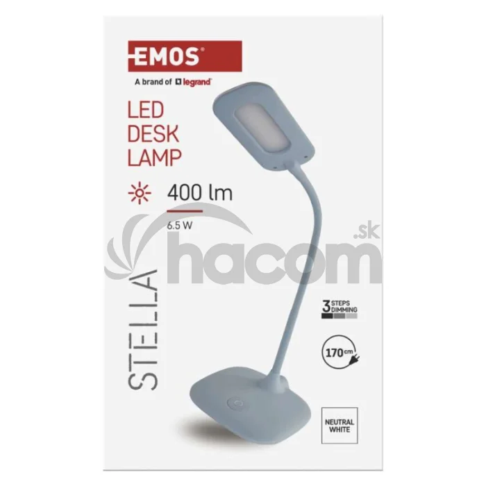 LED stolná lampa STELLA, modrá
