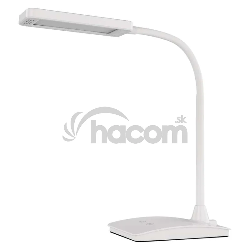 LED stolná lampa Eddy, biela