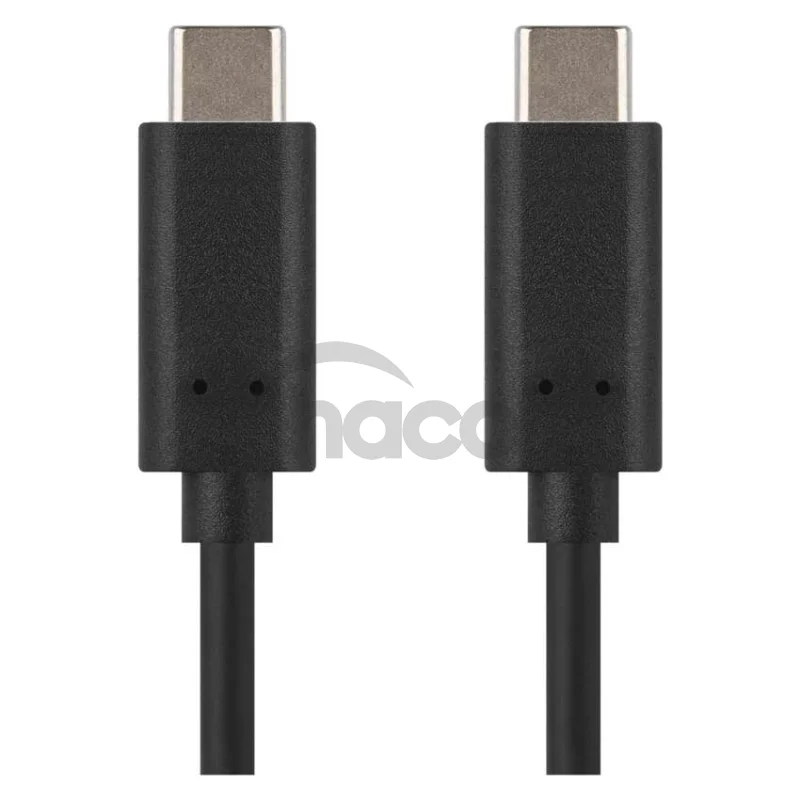 Nabíjací a dátový kábel USB-C 3.1 / USB-C 3.1, 1 m, čierny