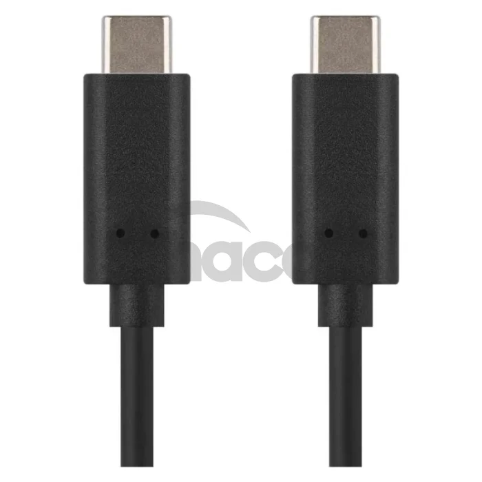 Nabíjací a dátový kábel USB-C 3.1 / USB-C 3.1, 1 m, čierny