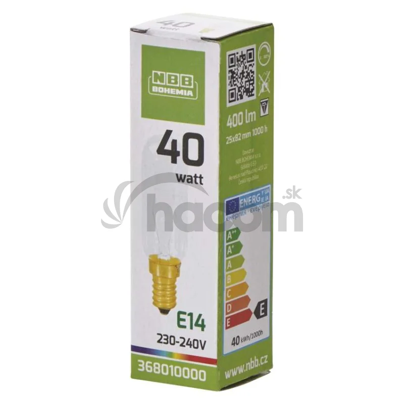 Žiarovka do digestora E14 / 40 W / 400 lm