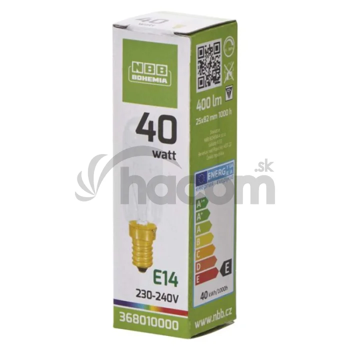 Žiarovka do digestora E14 / 40 W / 400 lm