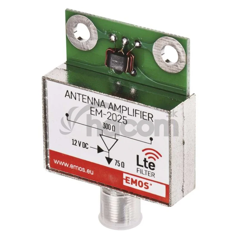 Anténny predzosilovač 25dB VHF/UHF