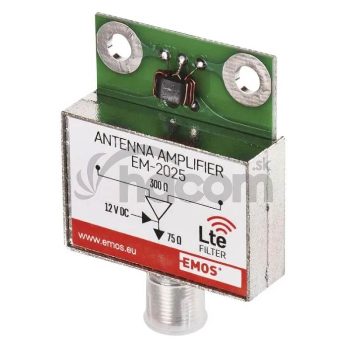 Anténny predzosilovač 25dB VHF/UHF