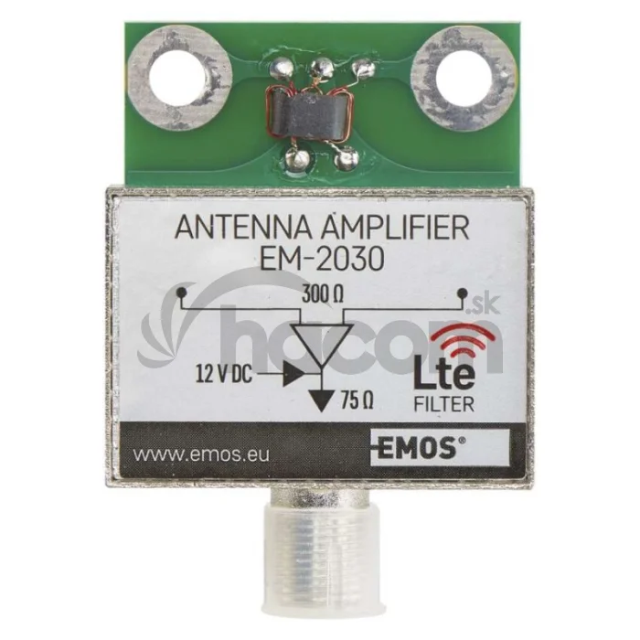 Anténny predzosilovač 30dB VHF/UHF