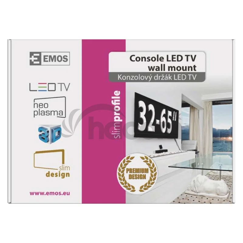Konzolový držiak LED TV 32–80" (81–203 cm)