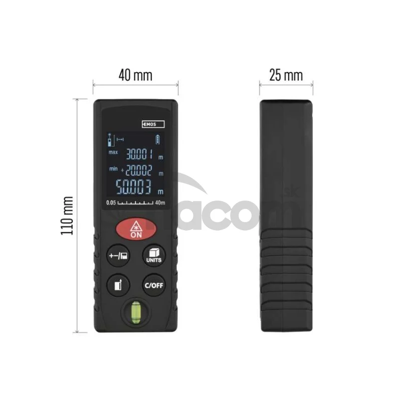Laserový merač vzdialenosti M0502