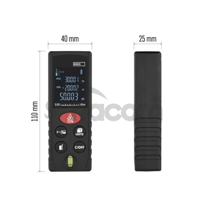 Laserový merač vzdialenosti M0502