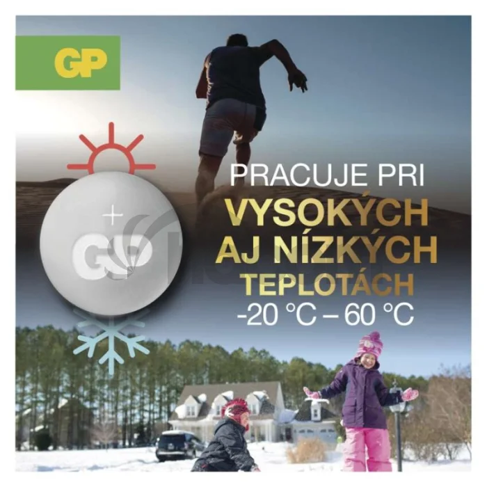 Lítiová gombíková batéria GP CR1616, 5 ks