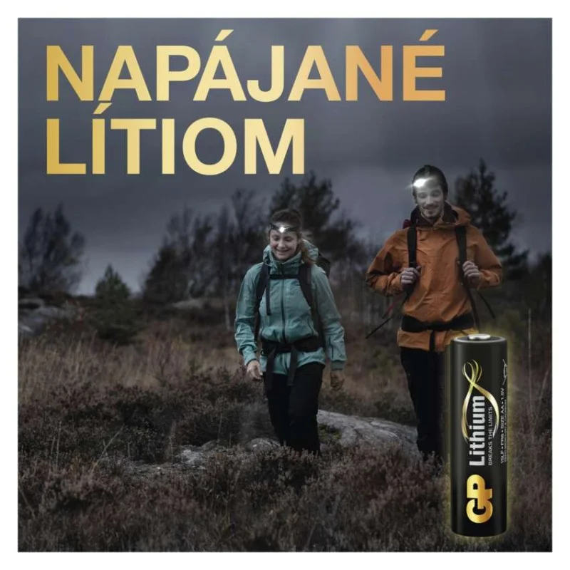 Lítiová batéria GP FR6 (AA), 2 ks