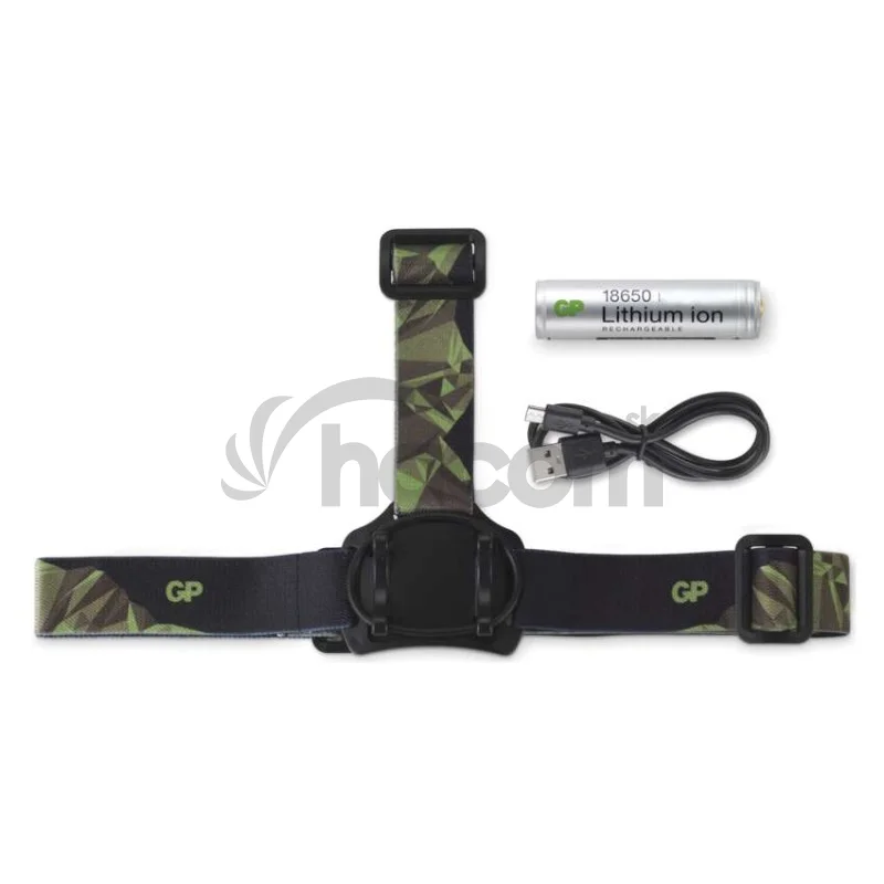 LED nabíjacia čelovka GP Discovery CHR35, 600 lm