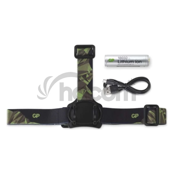 LED nabíjacia čelovka GP Discovery CHR35, 600 lm