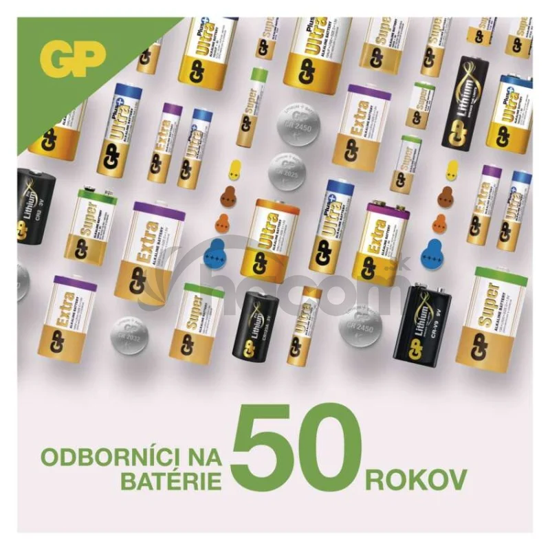 Alkalická gombíková batéria GP Ultra Plus LR44 (A76F), 1 ks
