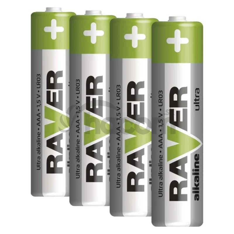 Alkalická batéria RAVER LR03 (AAA), 4 ks