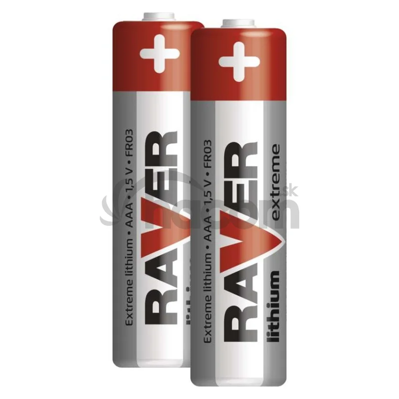 Lítiová batéria RAVER FR03 (AAA), 2 ks