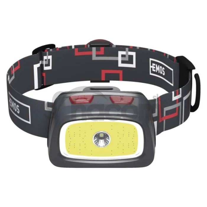 CREE LED + COB LED čelovka P3531, 330 lm, 65 m, 3× AAA