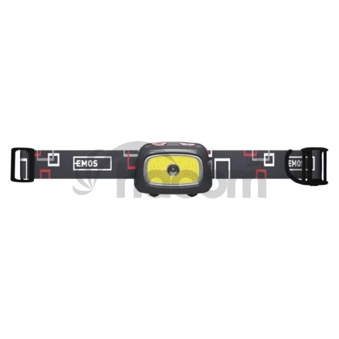 CREE LED + COB LED čelovka P3531, 330 lm, 65 m, 3× AAA
