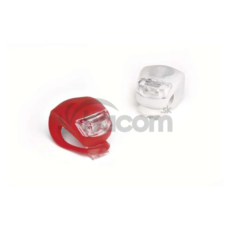 LED predné + zadné sviet. na bicykel P3921 na 2×CR2032, 10 lm