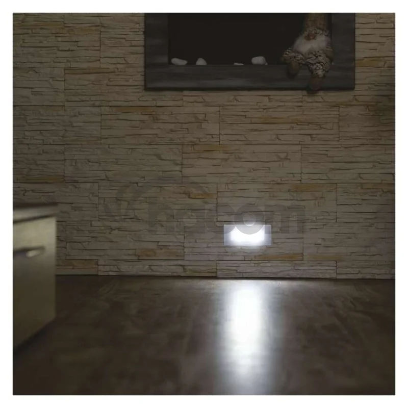 LED orientačné vstavané svietidlo AMAL 123×53 2W neutr.b.,IP65