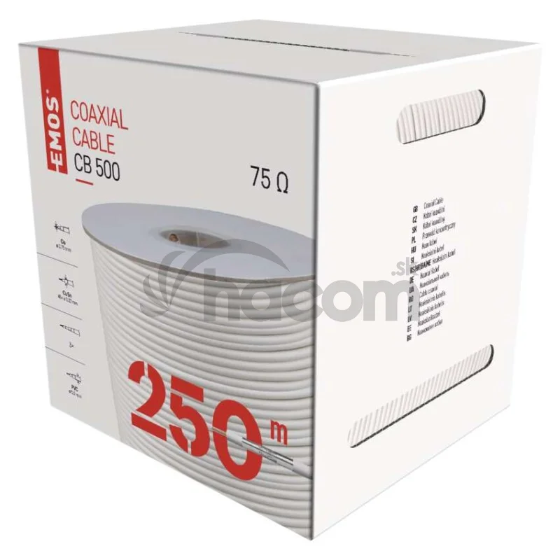Koaxiálny kábel CB113 LSZH, 250m