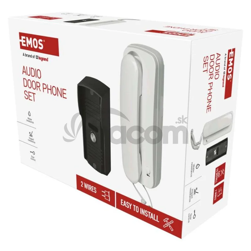Sada domáceho audio vrátnika H1085, 1 účastník
