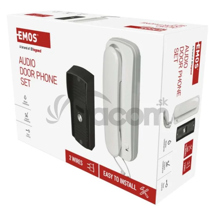Sada domáceho audio vrátnika H1085, 1 účastník
