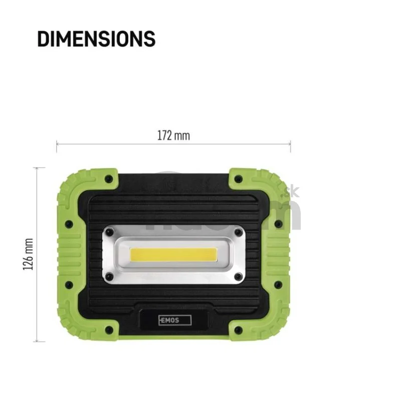 COB LED nabíjací pracovný reflektor P4534, 600 lm, 3000 mAh