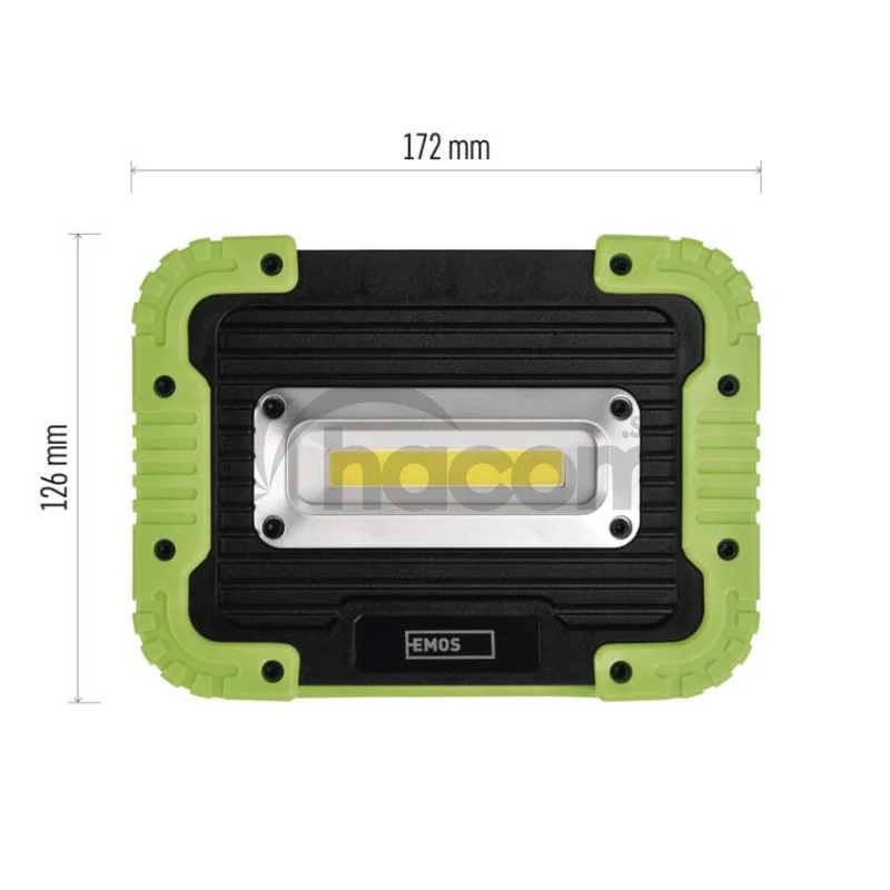 COB LED nabíjací pracovný reflektor P4533, 1000 lm, 4400 mAh