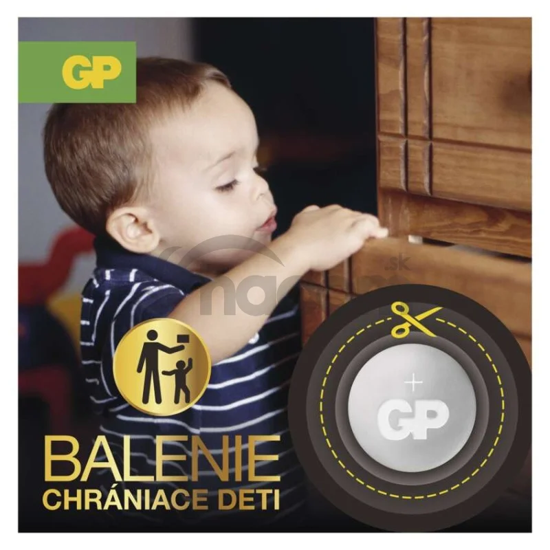 Lítiová gombíková batéria GP Ultra plus CR2032, 5 ks