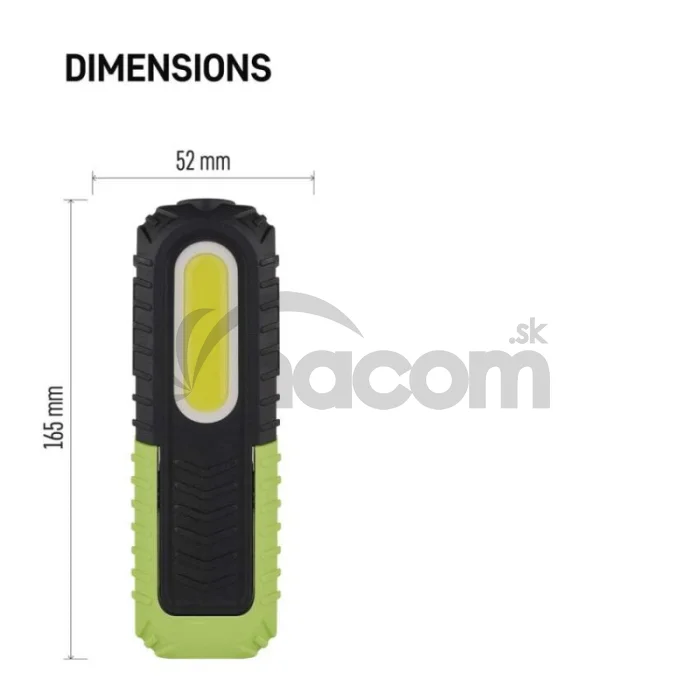 COB LED + LED nabíj. prac. svietidlo P4531, 400 lm, 2000 mAh