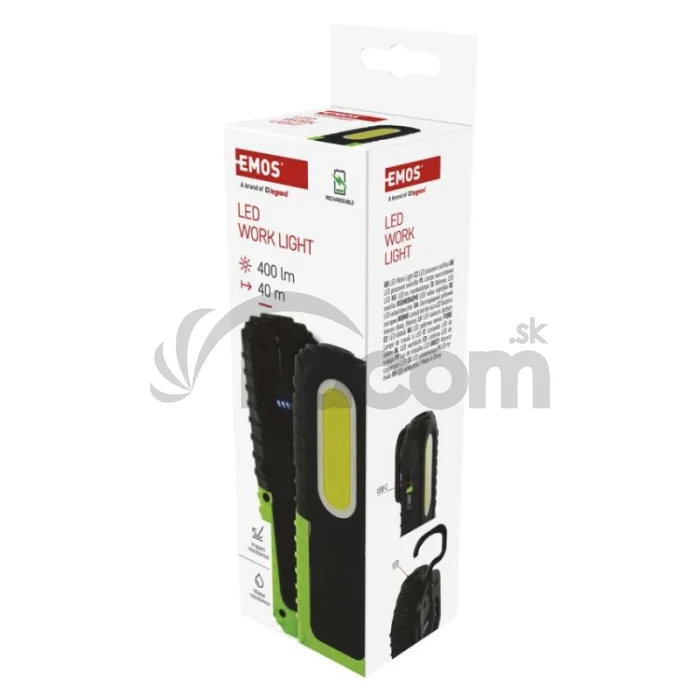 COB LED + LED nabíj. prac. svietidlo P4531, 400 lm, 2000 mAh