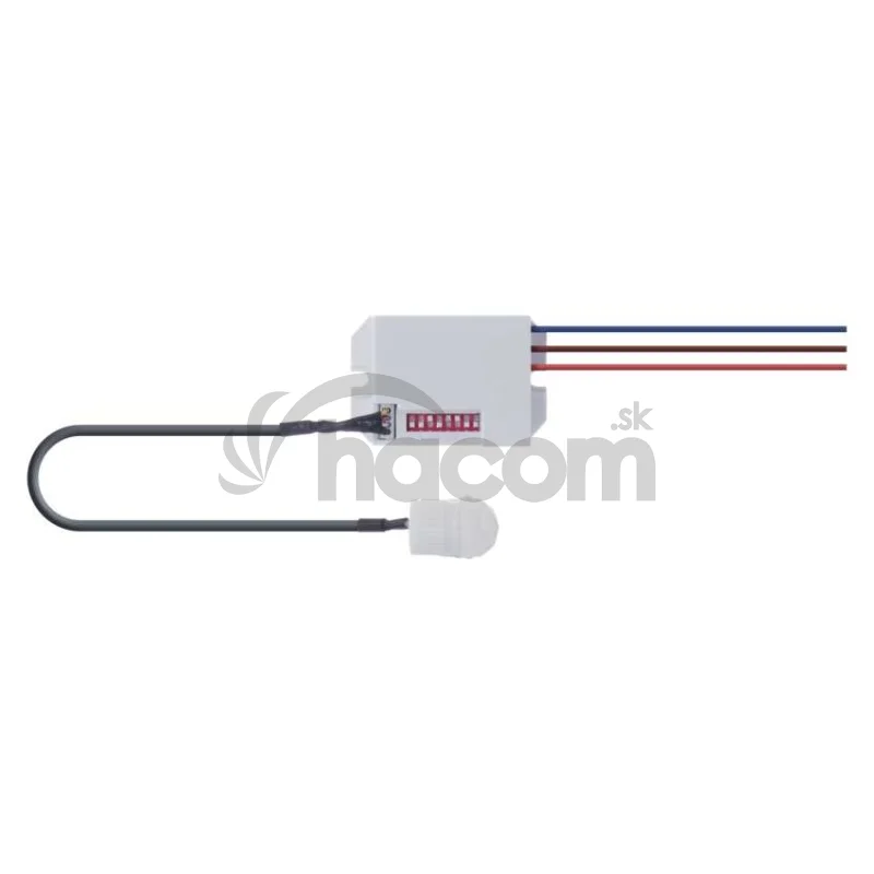 PIR senzor (pohybové čidlo) IP20 800W, biely