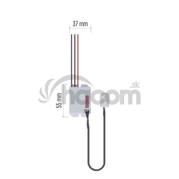 PIR senzor (pohybové čidlo) IP20 800W, biely