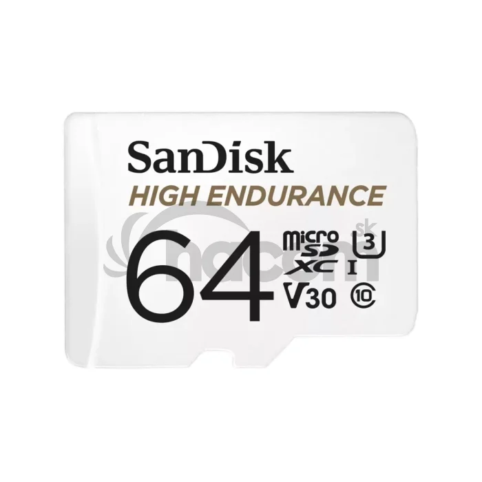 SanDisk High Endurance/micro SDXC/64GB/UHS-I U3 / Class 10/+ Adaptér