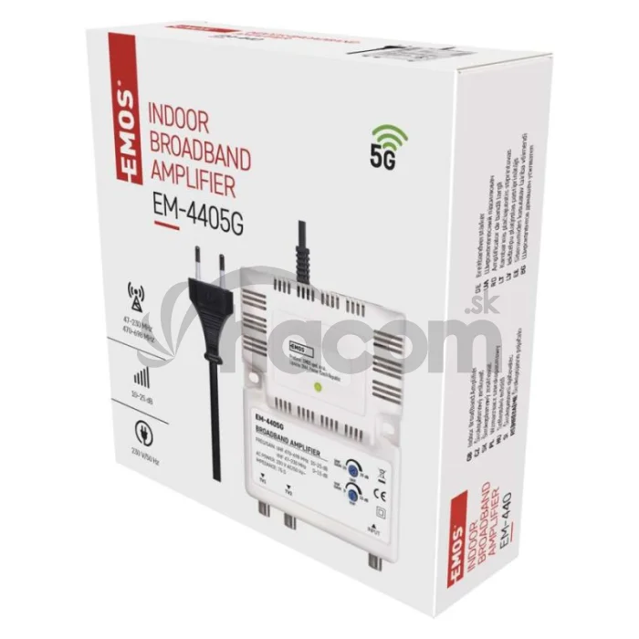 Zosiľovač širokopásmový EM-4405G