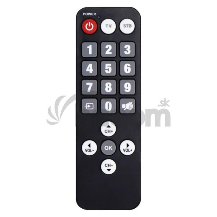 Diaľkový ovládač pre seniorov pre set-top box EM190 / EM190S / EM190L