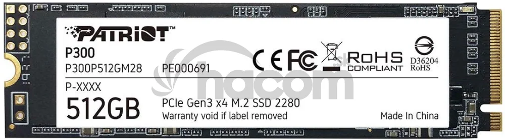 PATRIOT P300/512GB/SSD/M.2 NVMe/5R