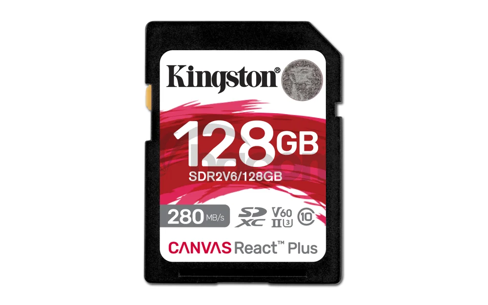 Kingston Canvas React Plus/SDXC/128 GB/UHS-II U3 ??/ Class 10
